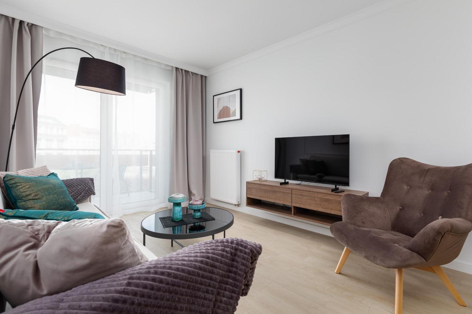 Plac Slowianski Apartments With Balcony Swinoujscie Center By Noclegi Renters Exteriör bild